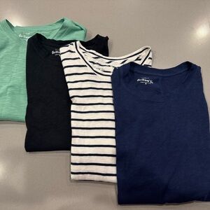 J Crew factory girlfriend Tees all size Small, 4 colors